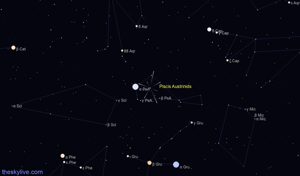 Piscis Austrinids in  on July,17 2025